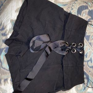 Lush Black Shorts